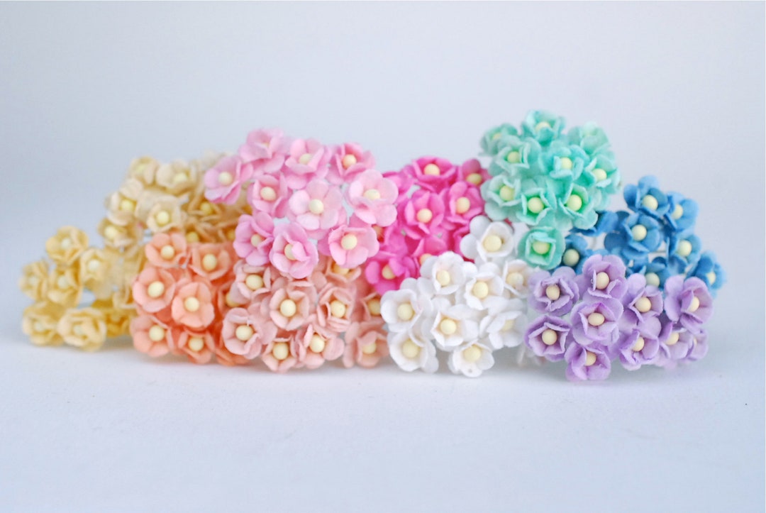 Rainbow Paper Flower Bouquet, Colorful Paper Flowers 