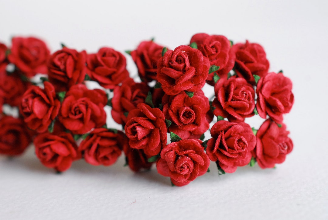 Purchase Paper Roses Paper Flower, Roses Paper, Wedding Supplies, Gift: 100 Pieces Mulberry ...