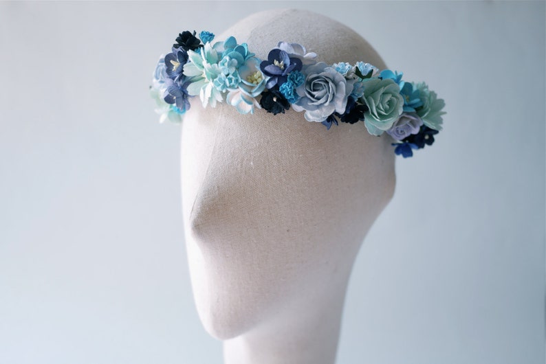Paper Flower, Bridal flower crown, wreaths, Circle wild 18 cm., Paper Flower, Bridal flower crown, wreaths, Circle wild 18 cm.,