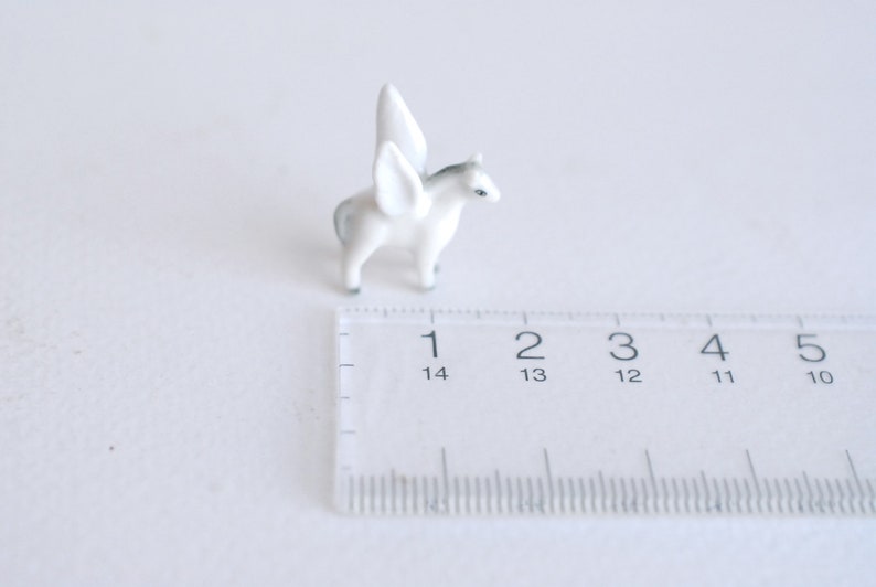 Miniature ceramics supplies, micro mini pony, fly horse, miniatures, accessories for mini garden, accessories, deacoration, terrarium image 8