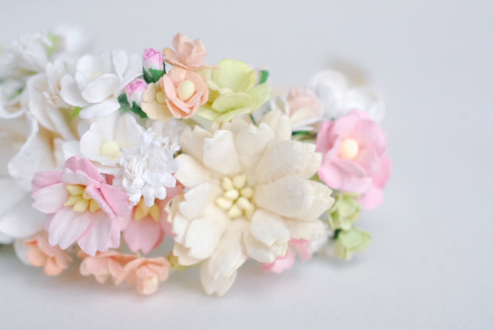 Corsage Flowers Paper Flower DIY Bracelet Wedding Corsages Etsy