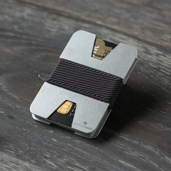 Herrenportemonnaie, Kreditkarte Halter, Herren- und Damen Geldbörse, schlanke Portemonnaie, minimalistischen Brieftasche, modernes Design Brieftasche X Elefant Brieftasche Brieftasche