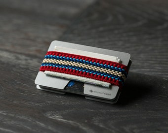 Women's wallet, front pocket wallet, metal wallet, slim wallet, keys holder, coins wallet, modern design wallet, N wallet, Elephant Wallet