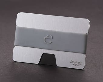 Metal men's wallet, credit card wallet, thin wallet, aluminium slim wallet, minimalist wallet, modern design wallet, N wallet
