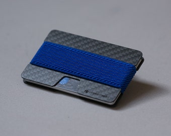 Credit card wallet, carbon fiber wallet, women's wallet, men's wallet, minimalist slim, modern design wallet, Elephant Wallet