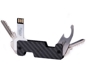 O Key, key organizer, insert key, key holder, key wallet,  keychain, Elephant Wallet