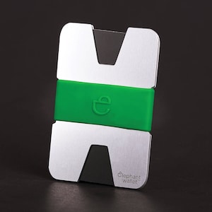 Portafoglio da uomo, carta di credito portafoglio titolare, maschile e femminile, sottile, portafoglio minimalista, design moderno portafoglio, X portafoglio, elefante