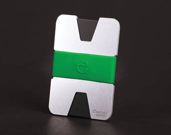 Men's wallet, credit card holder, men's and women's wallet, slim wallet, minimalist wallet, modern design wallet, X wallet, Elephant Wallet