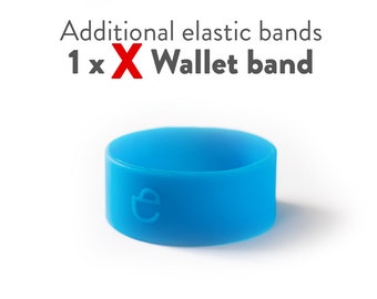 Additional elastic silicon band for XWallet (wood, aluminum, carbon fiber, plexi), X wallet, Elephant Wallet