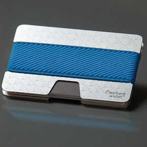 Billetera, billetera para tarjetas de crédito, billetera para hombres y mujeres, billetera de aluminio, billetera de diseño, billetera moderna, billetera N, billetera de elefante