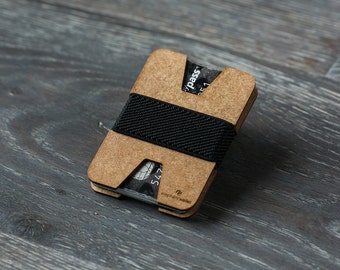 Wooden wallet, credit card wallet, mens wallet, womens wallet, minimalist wallet, slim wallet, modern design wallet, X wallet