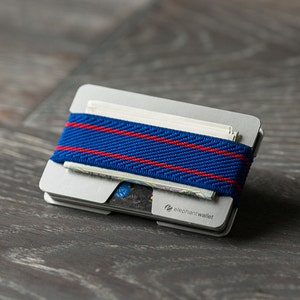 Titular de la tarjeta de los hombres, cartera de negocios, cartera metal, titular de la tarjeta de crédito, cartera delgado y minimalista, cartera de diseño moderno, carpeta N