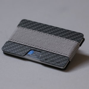 Carteira fina, carteira moderna, carteira de fibra de carbono, carteira feminina, carteira masculina, carteira minimalista, design moderno, carteira elefante