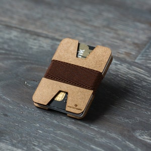 In legno, porta carte di credito, portafoglio uomo, portafoglio donna, portafoglio minimalista, sottile portafoglio, portafoglio di design moderno, X portafoglio