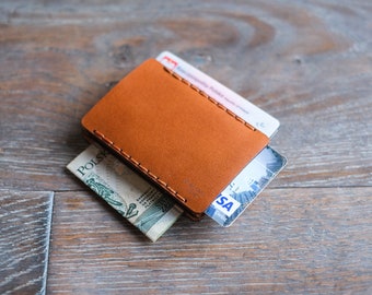 E8 LR Wallet, Minimmalist leather vertical wallet with rubber, card holder, Italian buttero leather, card wallet