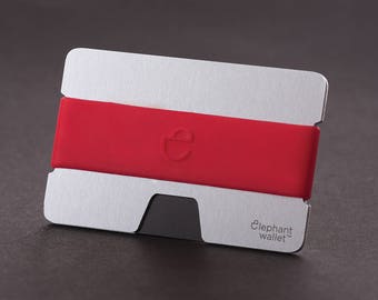 Metal wallet, credit card wallet, slim wallet, thin wallet, minimalist wallet, modern wallet, design wallet, N wallet, Elephant Wallet