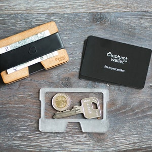 Two slim wood wallets, credit card holder, wood wallet, minimalist wallet, N wallets image 3