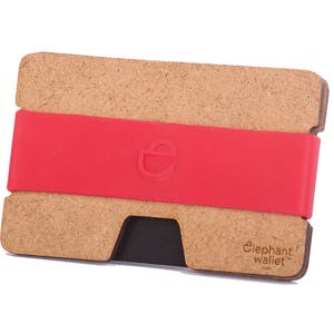 Cartera de madera delgada, tarjeta monedero titular, de los hombres y de mujeres, madera minimalista y delgado, cartera de diseño moderno, N carpeta