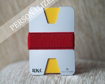 Personalized men's wallet, engraving credit card wallet, aluminum wallet, slim and minimalist wallet, modern design wallet, X wallet