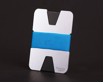 Slim wallet, metal wallet, credit card holder, men's and women's wallet, slim minimalist, X wallet, Elephant Wallet