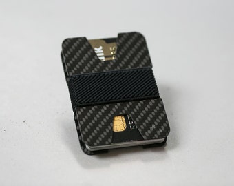 Slim wallet, business card holder, carbon fiber wallet, minimalist wallet, modern wallet, design wallet, X wallet, Elephant Wallet