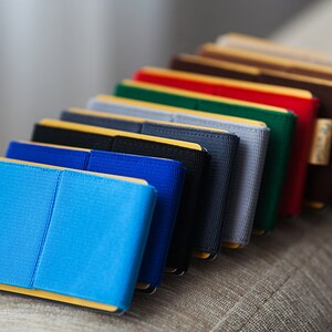 Card wallet for women, credit card wallet, women's elastic wallet, slim and minimalist wallet, modern design wallet, E8 wallet, image 3