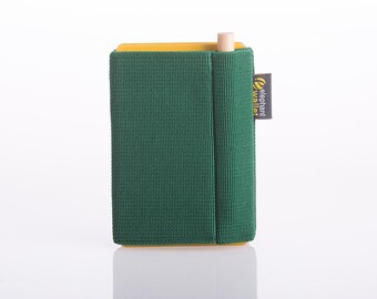 Billetera verde, soporte de tarjeta de crédito, cartera para hombre, cartera de wome, cartera elástica, delgado dminimalist, cartera de diseño moderno, cartera P