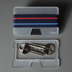 Cartera plexiglás, cartera de llave, cartera de tarjeta de crédito, cartera para hombres, cartera de mujeres, cartera de plexiglás satinado, billetera delgada, billetera minimalista, monedero N