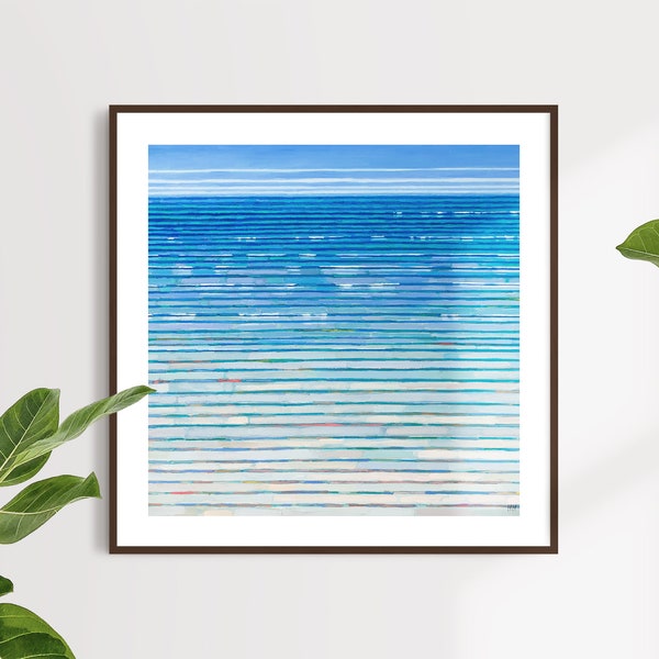 Abstract Beach Art Etsy UK