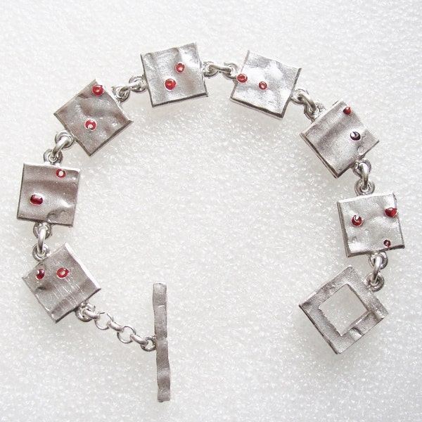 Bracelet étain Argenté Biche De Bère Style Baroque - Occasion, Pour Femme