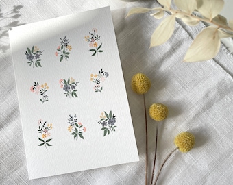 Floral Posey Card | Birthday Card | Birthday Card for Her