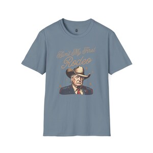 Ain't My First Rodeo Trump Shirt, MAGA Shirt, Rodeo Apparel, Western Donald Trump Cowboy Shirt, Funny Conservative shirt, Republican Gift image 6