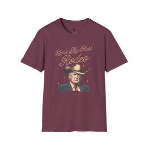 Ain't My First Rodeo Trump Shirt, MAGA Shirt, Rodeo Apparel, Western Donald Trump Cowboy Shirt, Funny Conservative shirt, Republican Gift image 9