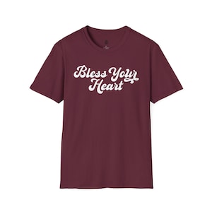 Camiseta Bless Your Heart, camiseta de chica de campo, ropa de mujer, camiseta gráfica vintage, camiseta sarcástica divertida, camiseta retro del oeste imagen 6