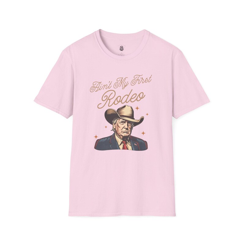 Ain't My First Rodeo Trump Shirt, MAGA Shirt, Rodeo Apparel, Western Donald Trump Cowboy Shirt, Funny Conservative shirt, Republican Gift image 8
