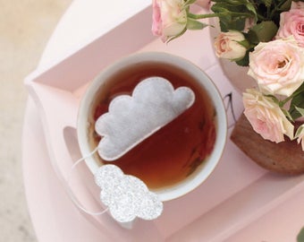 Tea Bags Cloud Shaped (5) Silver