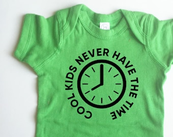 Smashing Pumpkins. Cool Kids Never Have The Time infant shirt.  Cute baby shirt!