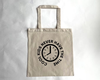 Cool Kids Never Have The Time - The SMASHING PUMPKINS tote - 90's Music, Hand drawn design!