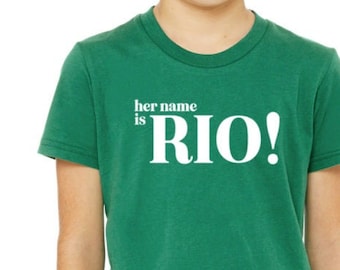 DURAN DURAN Her Name Is Rio!- Youth Unisex shirt - birthday christmas gift fun illustration t shirt