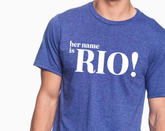 Her Name Is Rio! Duran Duran shirt in UNISEX sizes - Fun adult shirt