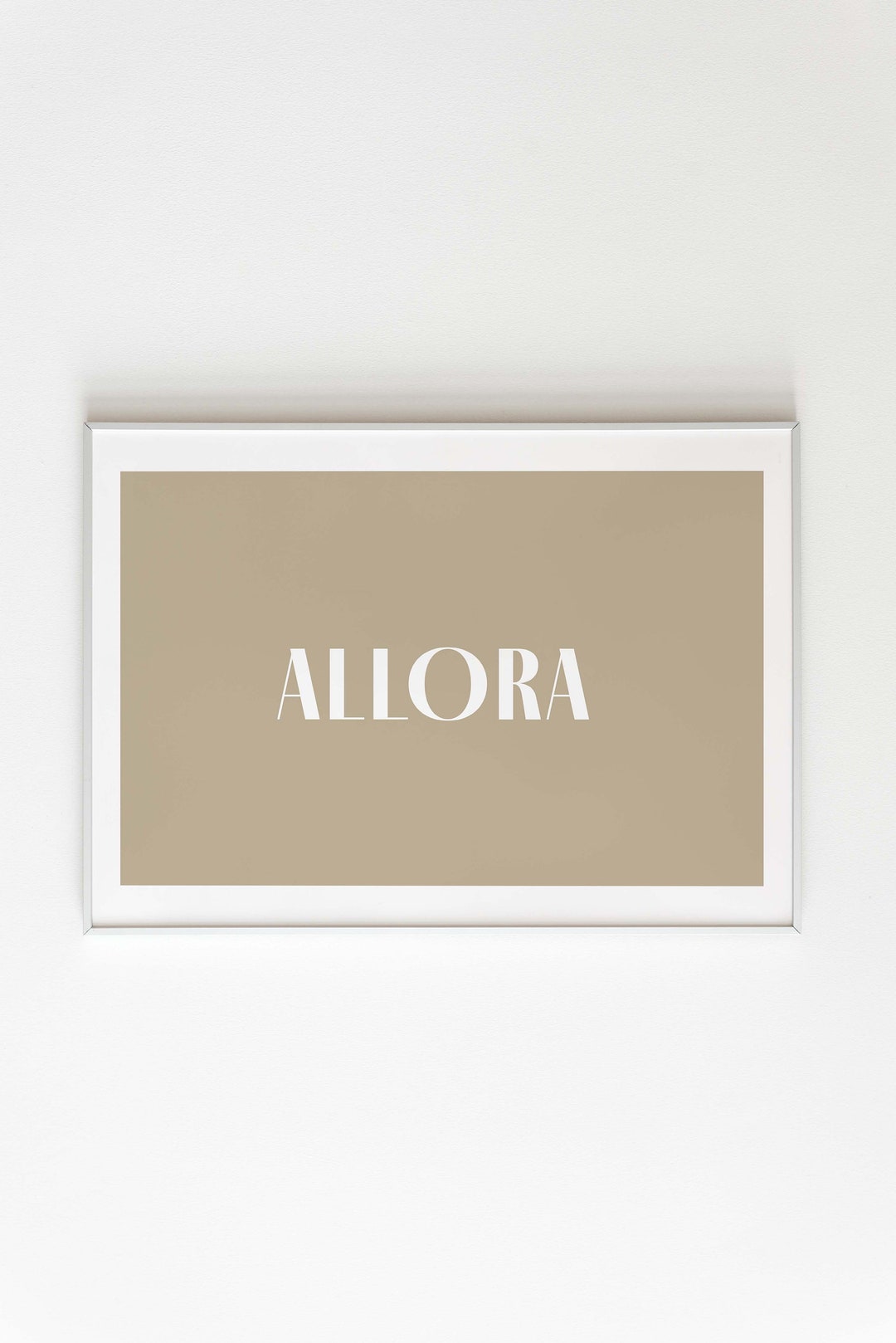 ALLORA Italian Saying Poster - Digital Download 24x36 - Neutral Wall ...