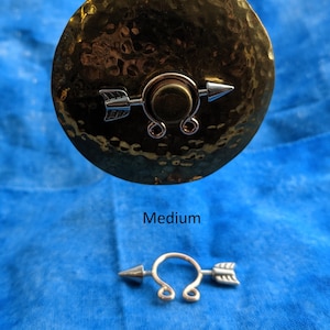 Adjustable Arrow ring – Pair of handmade, Non-Pierced Nipple rings