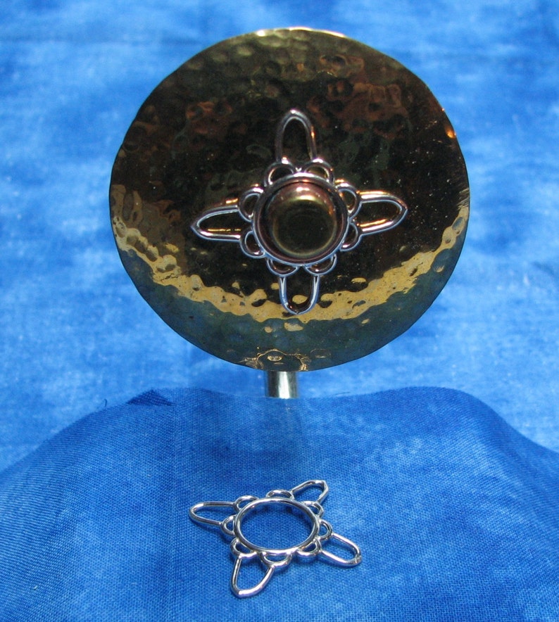 Pair of Four Point Star Nipple Shield \u2013 A handmade pair of non-pierced nipple rings.