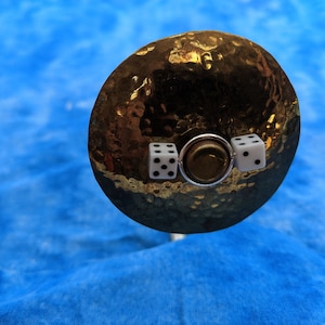 Lady Luck – Pair of Handmade Dice, Non-pierced nipple rings