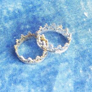 Crown My Jewels – Pair of handmade, no-pierced nipple rings