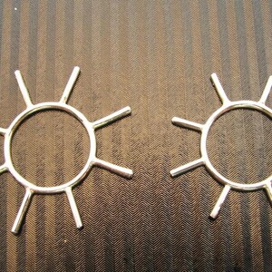 ゴスガールの非ピアスニップルリングのペア