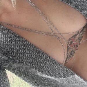 Over the Neck Nipple Chain - Hand Made Nipple Chains