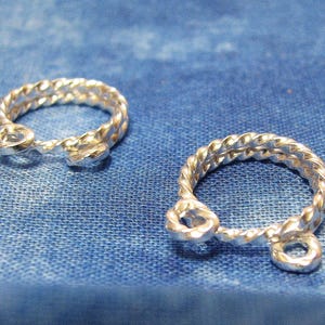Adjustable Twisted Wrap – Pair of Handmade Non-pierced nipple Rings