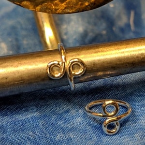 Adjustable Infinity Ring – Pair of handmade nipple rings