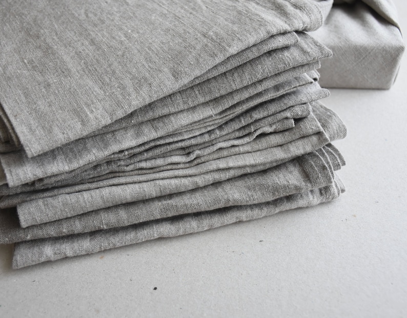Linen Wrapping Cloth Zero Waste Table Napkins Set Handmade - Etsy